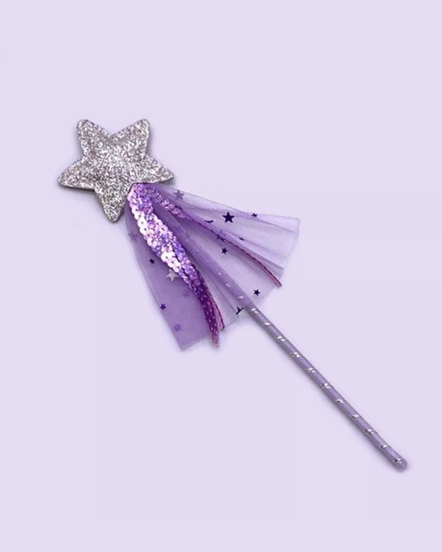 Purple Star Shaped Fairy Wand