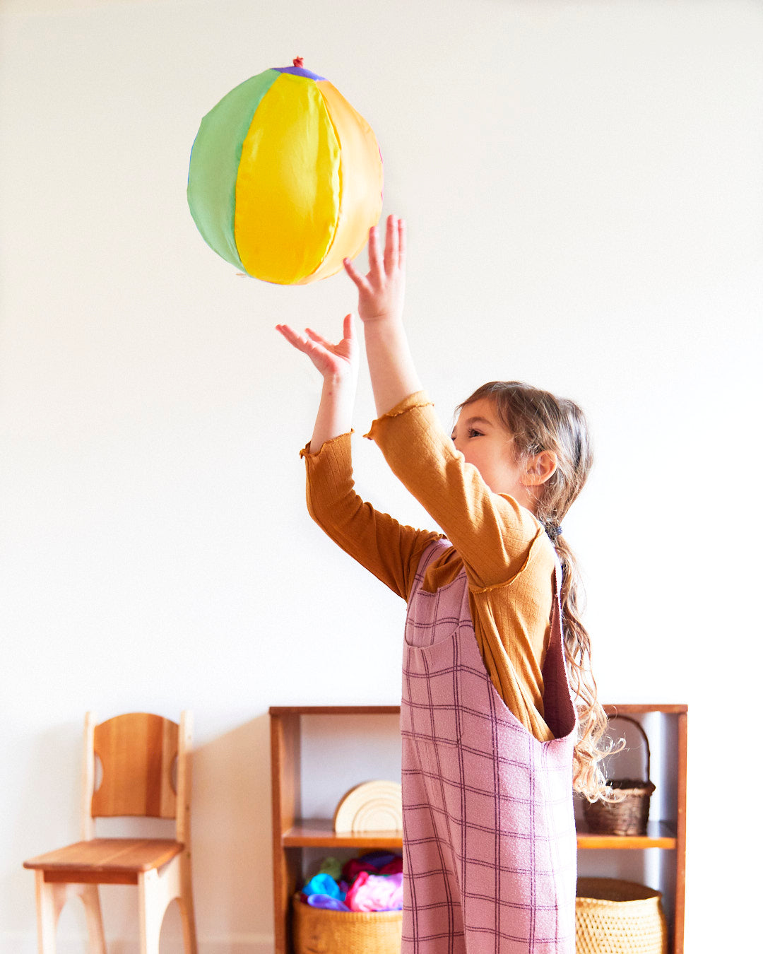Rainbow Silk Balloon Ball