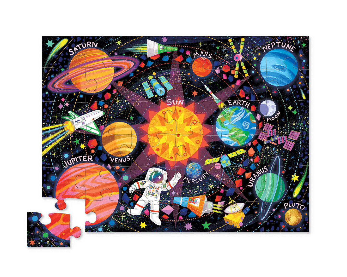 Classic Floor Puzzle Space Explorer