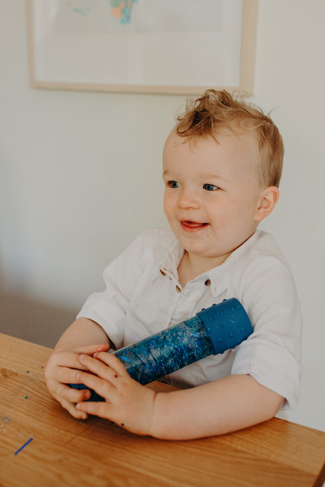 DIY Calm Down Bottle - Blue