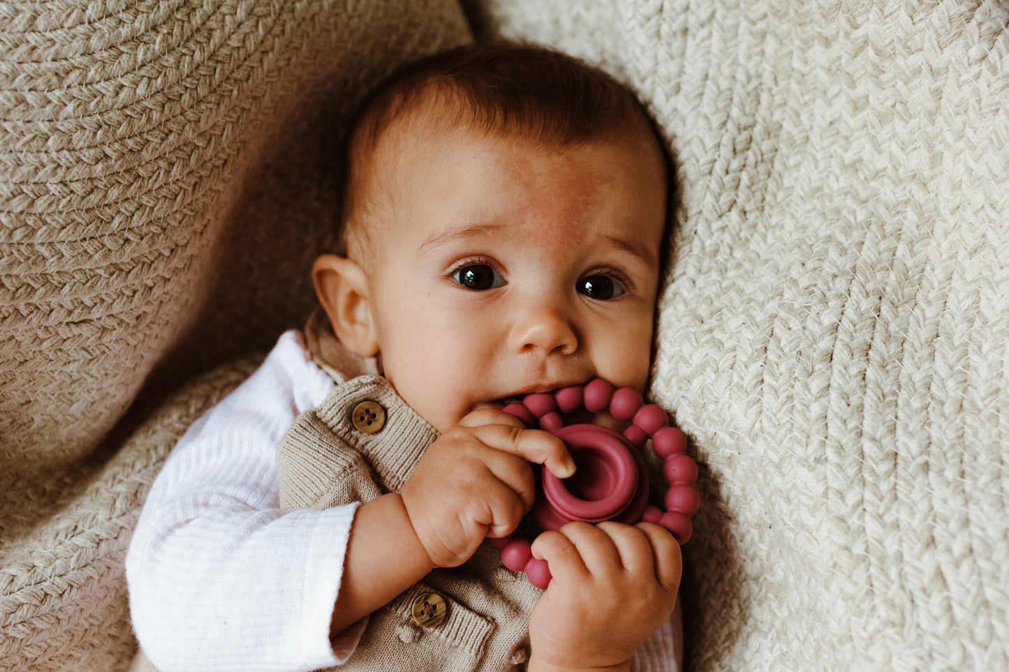 Dusty Rainbow Stacker & Teether Toy