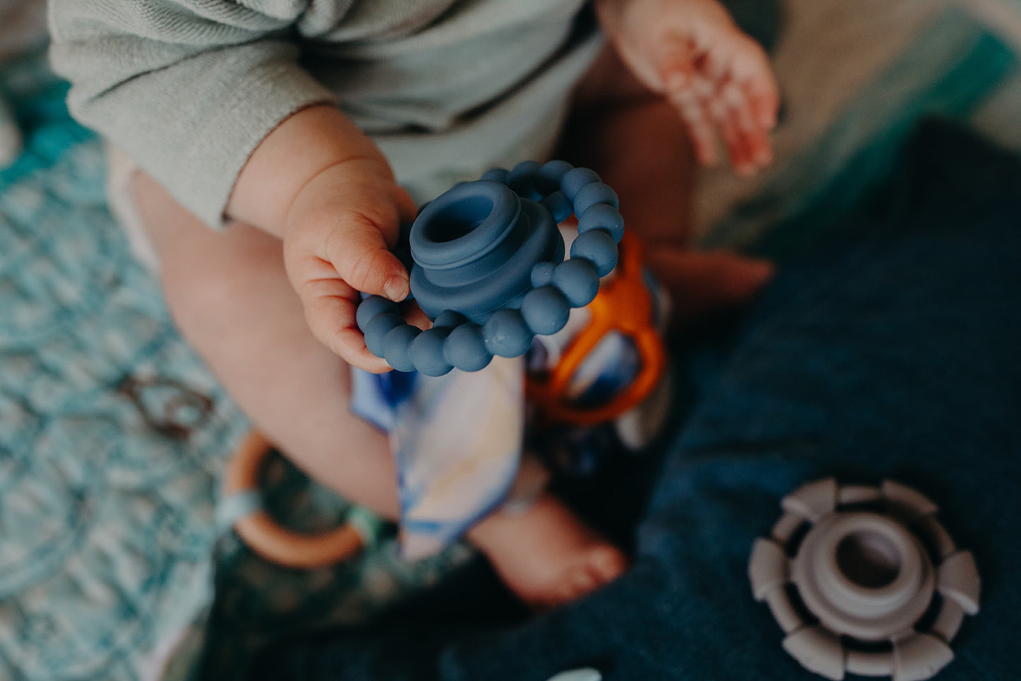 Ocean Rainbow Stacker & Teether Toy