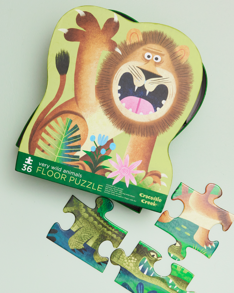 Classic Floor Puzzle Wild Animals