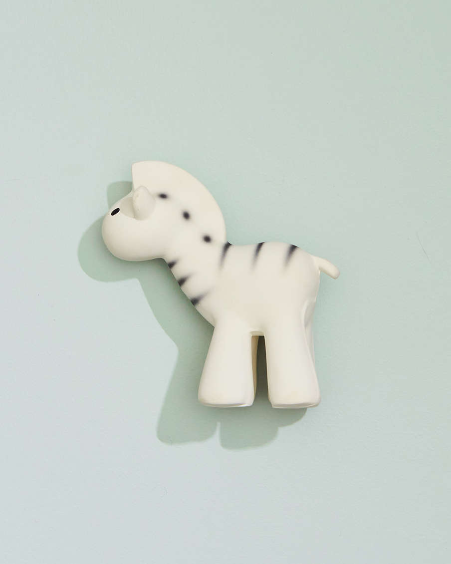Zebra Rattle and Teether
