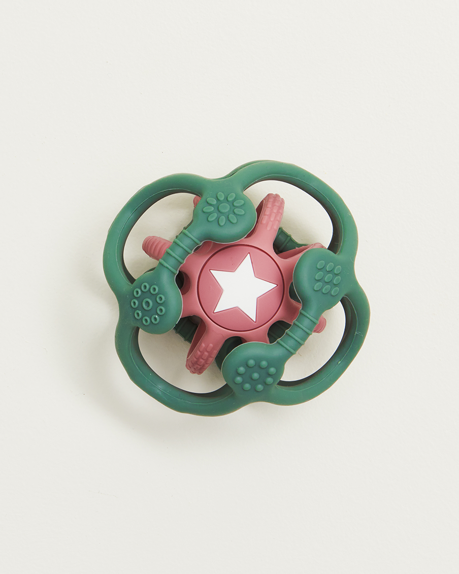 Sensory Ball & Fidget Ball (2 Pack) - Sage and dusty pink