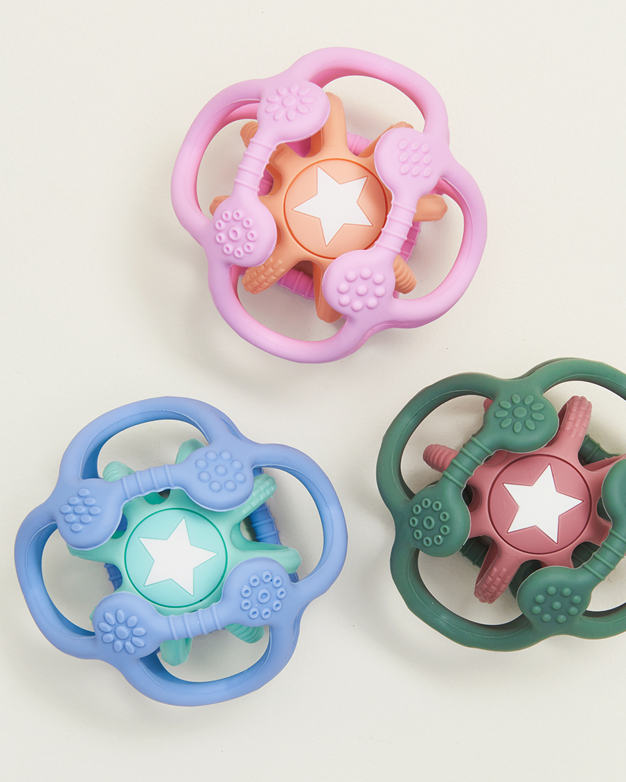 Sensory Ball & Fidget Ball (2 Pack) - Soft Blue & Soft Mint