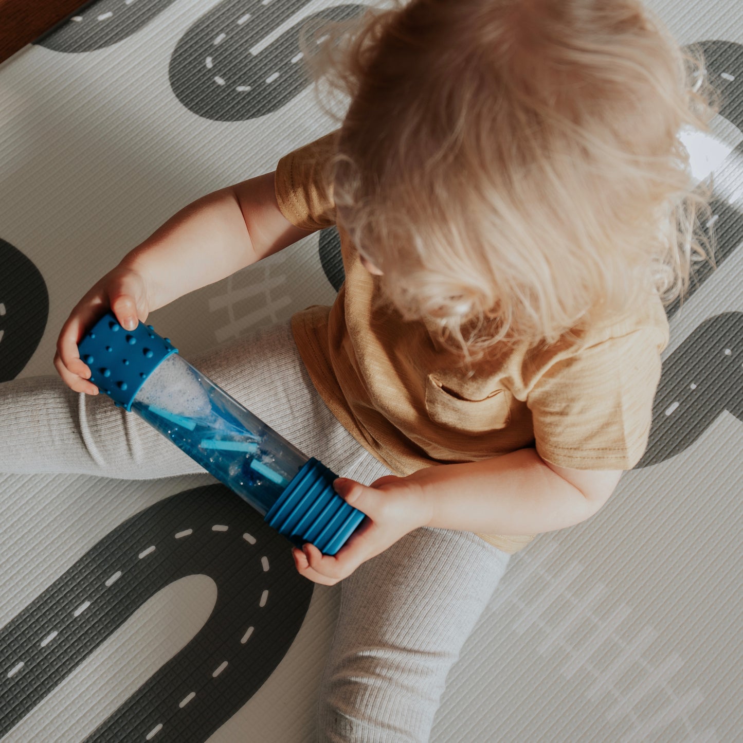 DIY Calm Down Bottle - Blue