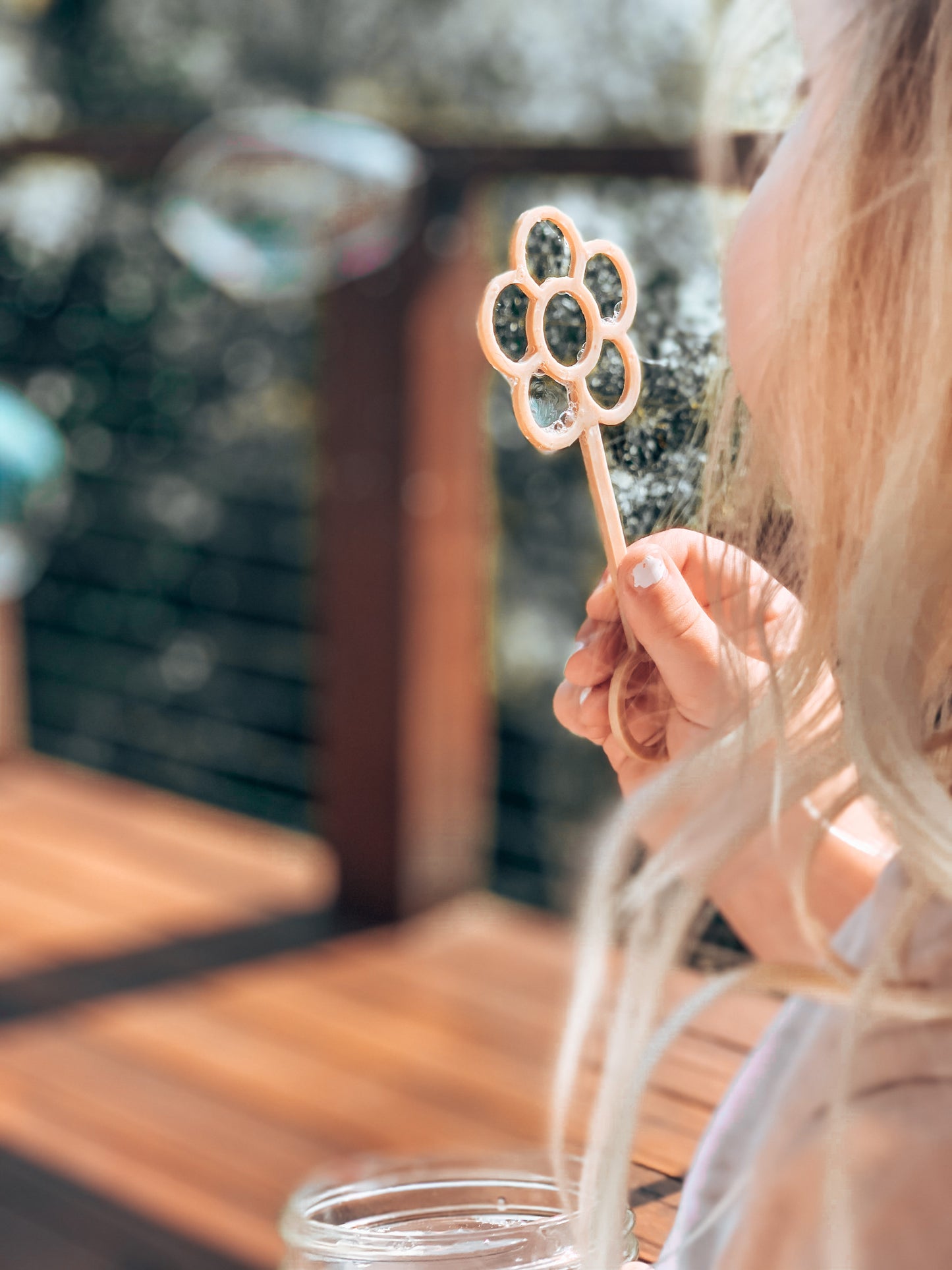 Eco Flower Bubble Wand