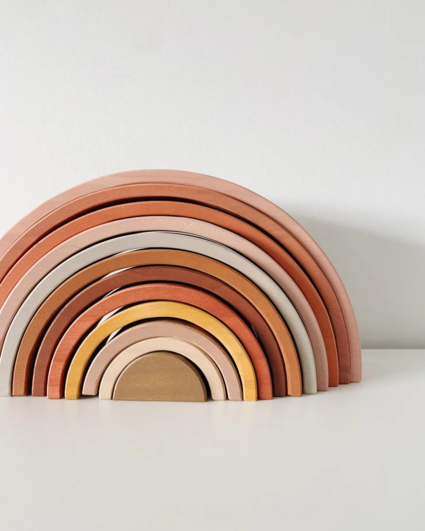 Wooden Rainbow Peach