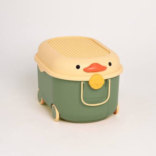 Ride Along Storage - Green And Yellow Duck Large