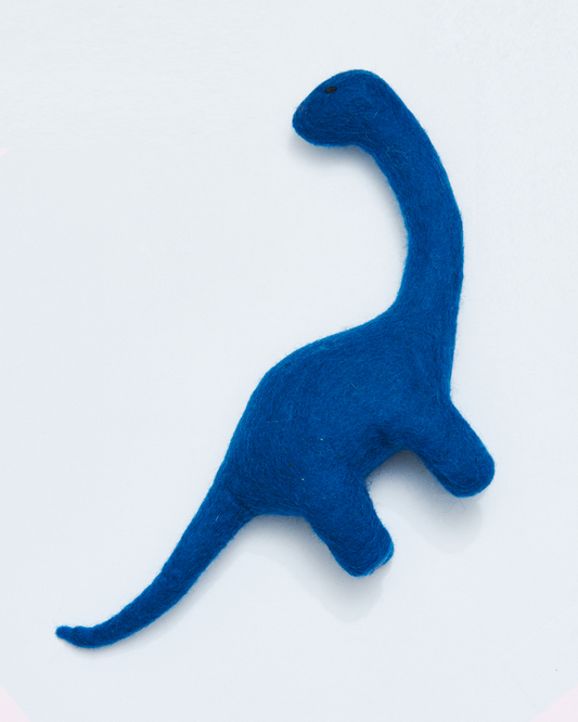 Felt Dinosaur Midnight Blue Brontosaurus