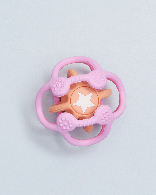 Sensory Ball & Fidget Ball (2 Pack) - Bubblegum & Peach