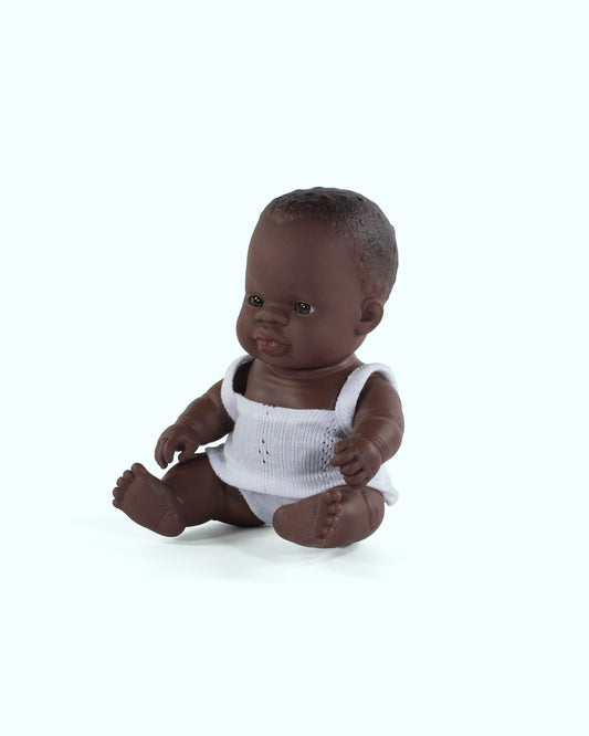 Miniland Doll - Anatomically Correct African Baby